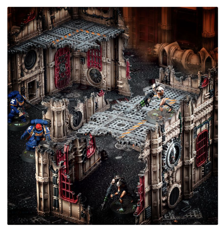 64-62GW Набор Зона Битвы: Мануфакторум. Суб-клуатр и Храм-хранилище (Battlezone: Manufactorum - Sub-cloister and Storage Fane)