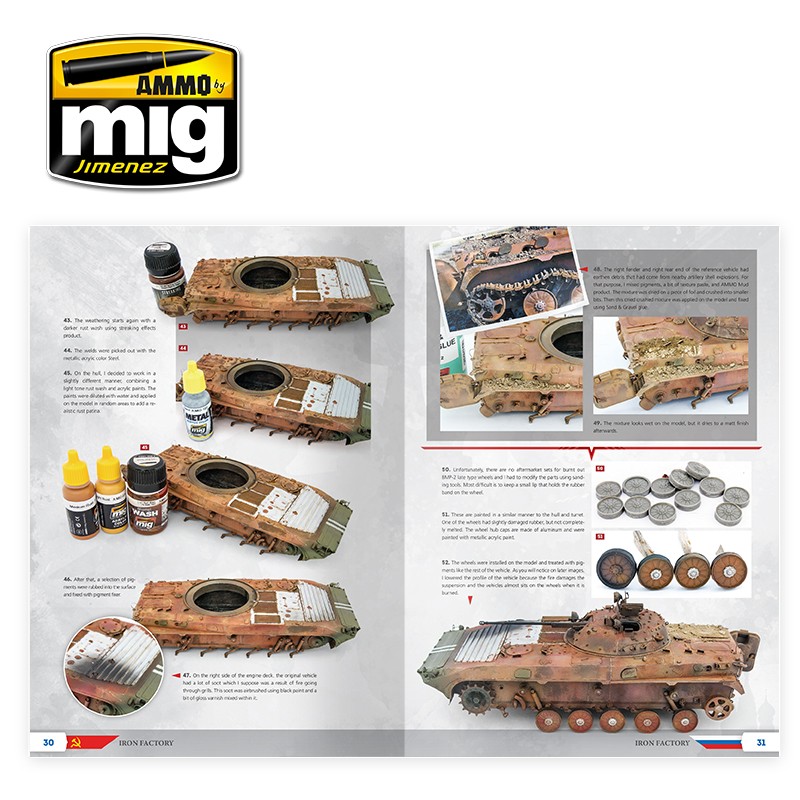 AMIG6107 Ammo Mig Энциклопедия методов моделирования бронетехники на русском языке, спецвыпуск  IRON FACTORY  (Russian)