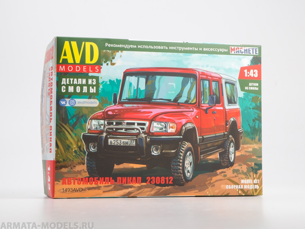 1493AVD Сборная модель Пикап-230812 AVD Models