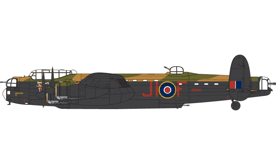A08001  Сборная модель самолета Avro Lancaster BII 1 ;72 Airfix