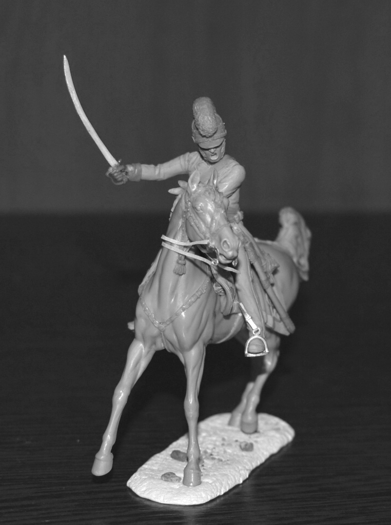 CHM-54334(M). Офицер драгунских полков, Дания 1812-15 гг. Материал - белый металл. Chronos Miniatures