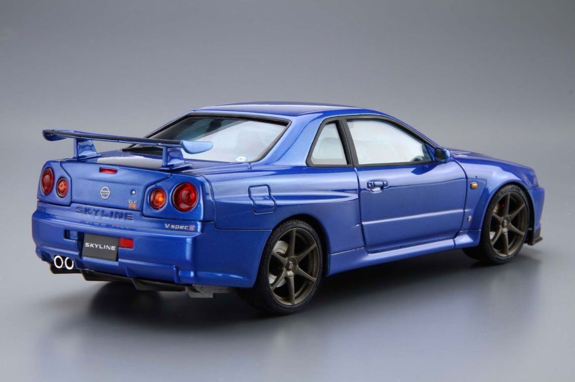 05858 Nissan Skyline GT-R R34 V-spec II '02 Aoshima
