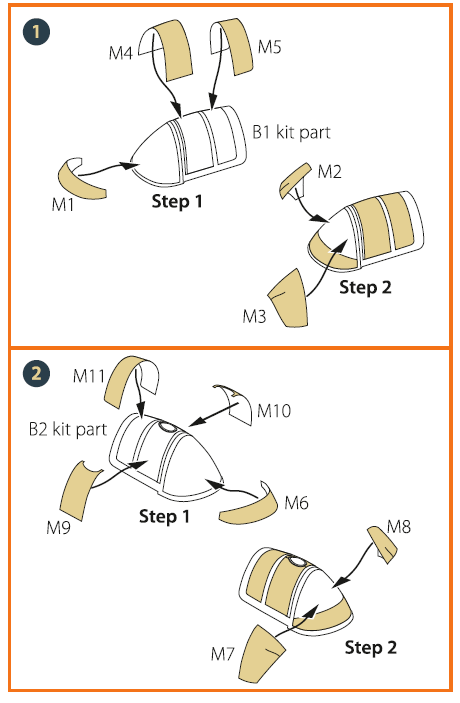 CPA72050 Маски для Gloster E.28/39 Pioneer