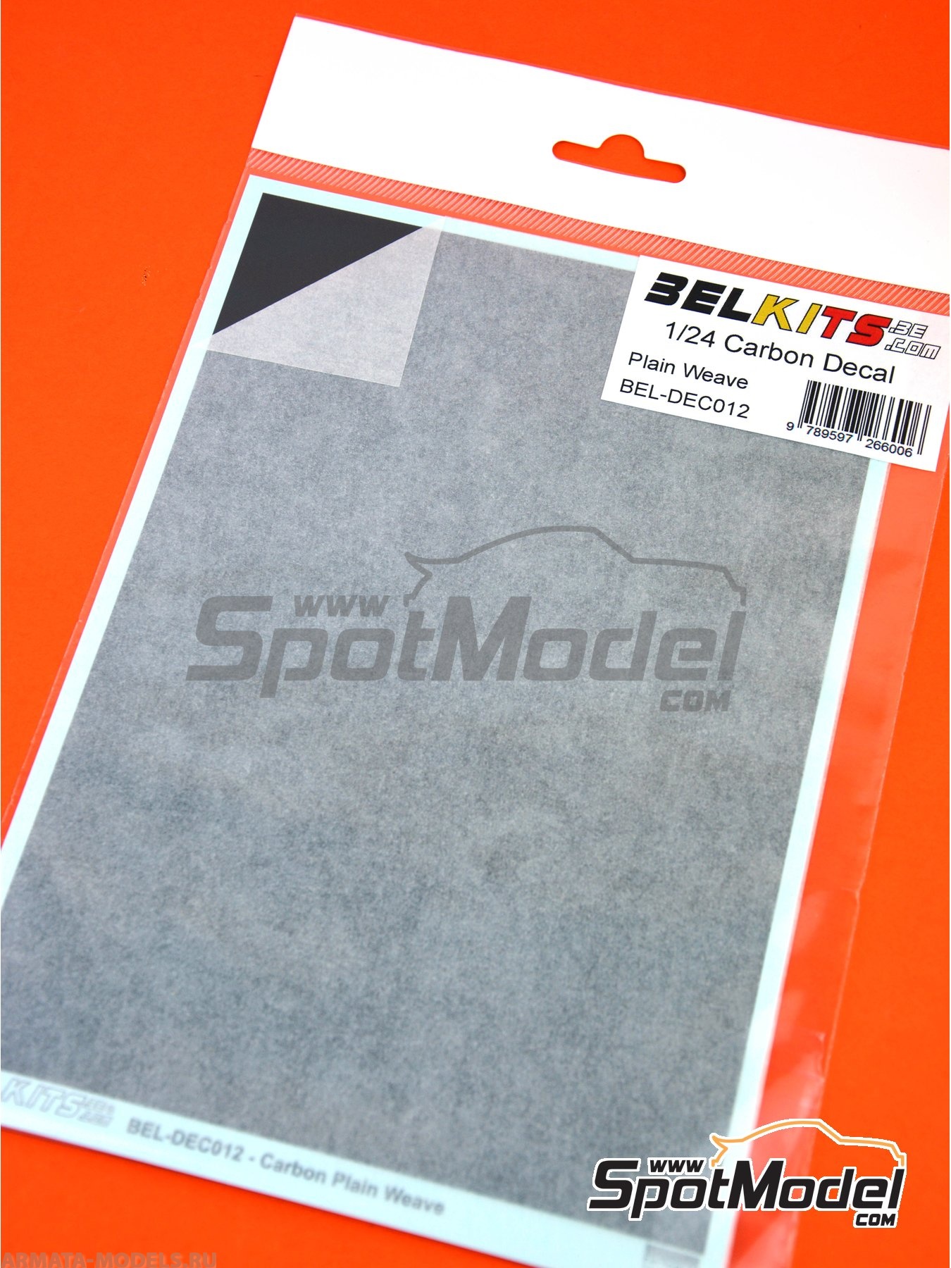 BELDEC012 Декаль для имитации карбона DECAL Carbon Plain Weave (A5 size sheet) Belkits