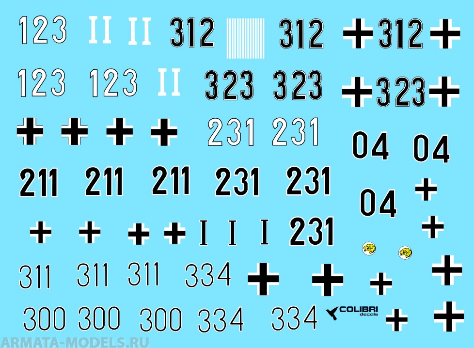 72029CD Декаль Pz  VI  Tiger I  -  Part III  503- sPzAbt 1/72