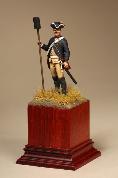 5423SOGA Gunner, Prussian foot artillery. 1756-1763 years. SOGA Miniatures