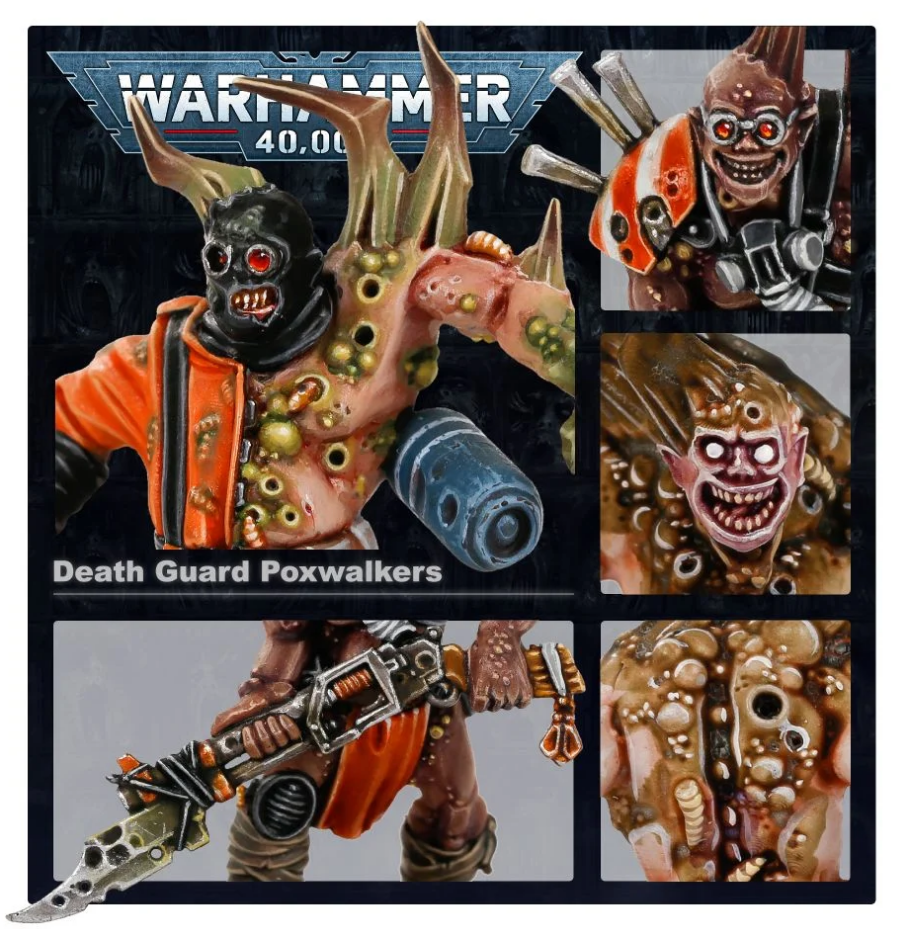 43-76GW Набор Гвардия Смерти. Чумоходцы (Death Guard Poxwalkers)