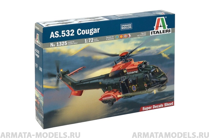 1325ИТ Вертолет AS532 Cougar Italeri