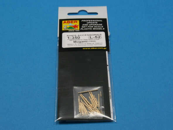 ABR-1:350-L-52  Дополнения для  Set of Barrels for Mogami (1942) crusier 203mm x 10; 127mm x 8; 25mm x 8 ; 13mm x 4 для  1/350