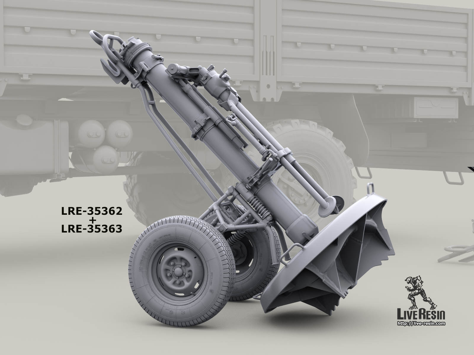 LRE35362 Комплекс 2С12 Сани - 120-мм миномет 2Б11, 1/35 