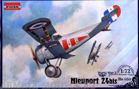 Rod059 Самолёт Nieuport 24 bis Roden