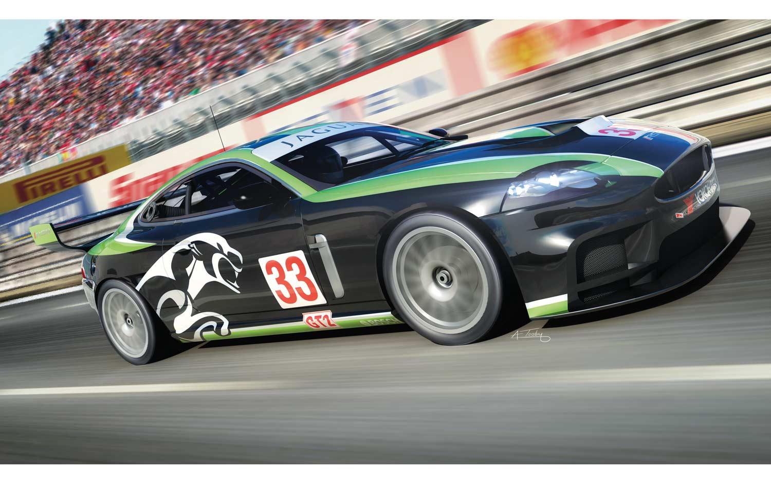 A55306  АВТОМОБИЛЬ JAGUAR XKRGT3 Airfix