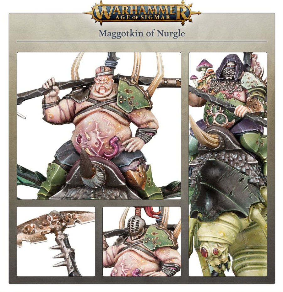 70-01GW Набор Авангард Червородий Нургла (Vanguard Maggotkin of Nurgle)