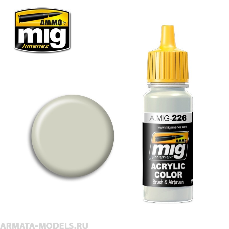 AMIG0226 Ammo Mig Акриловая краска FS 36622 GRAY 17 мл