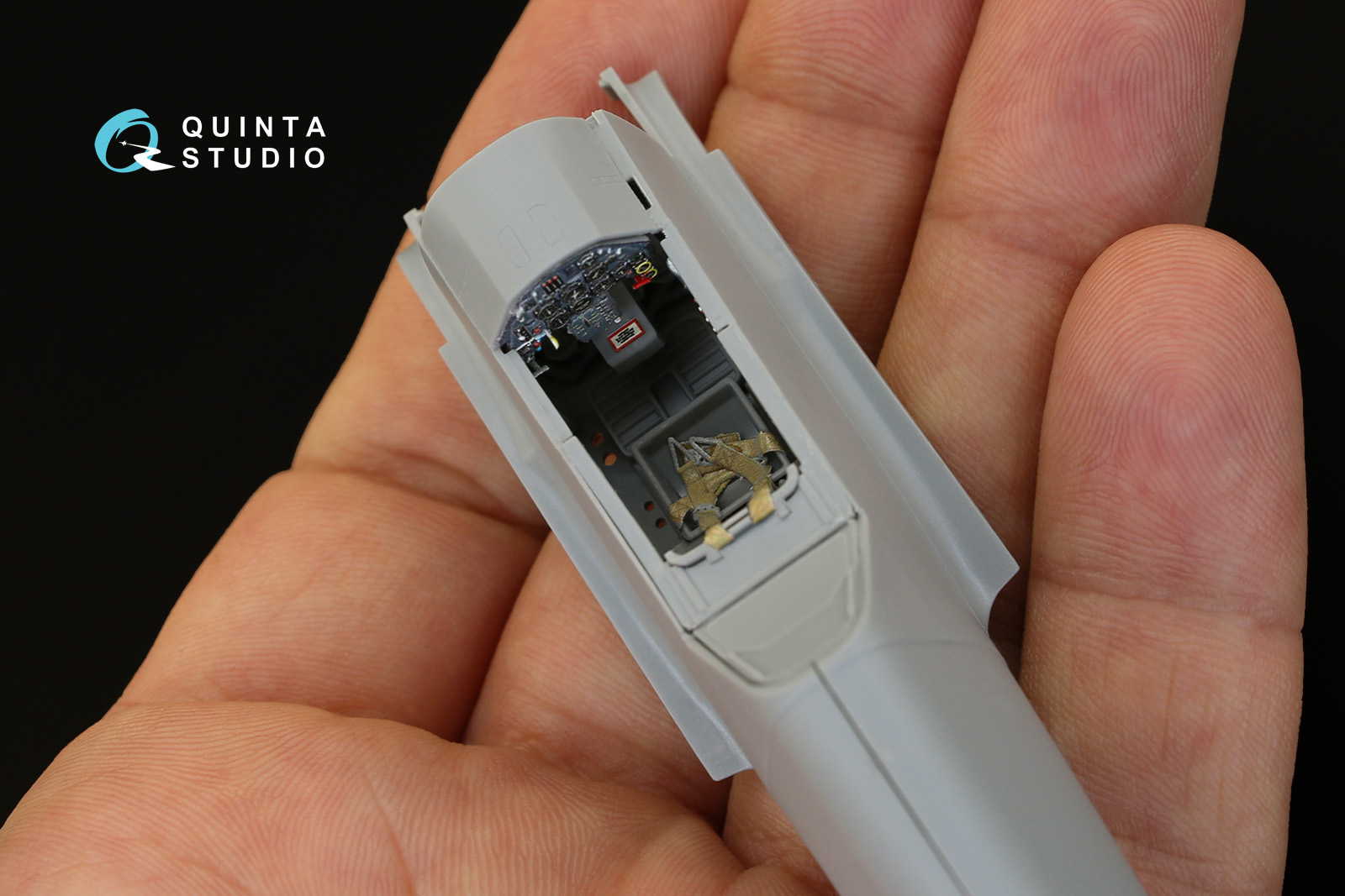 QD48085 1/48 3D Декаль интерьера кабины Bf 109F-2/F-4 (для модели Звезда) Quinta Studio