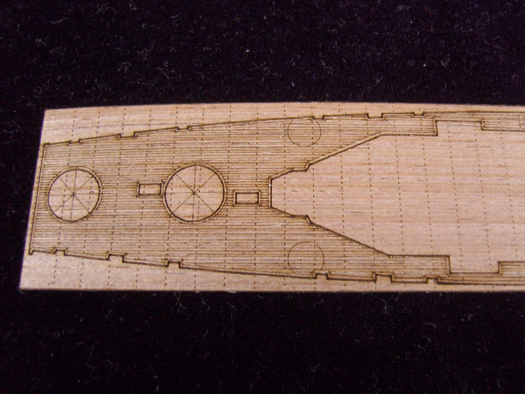 AW20085 Деревянная палуба для US Navy Light Cruiser CL-55 Cleveland