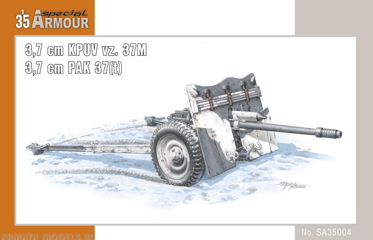 SA35004 Kanon 3,7 cm KPUV vz.37M / 3,7 cm Pak M 37 (t) Special Hobby