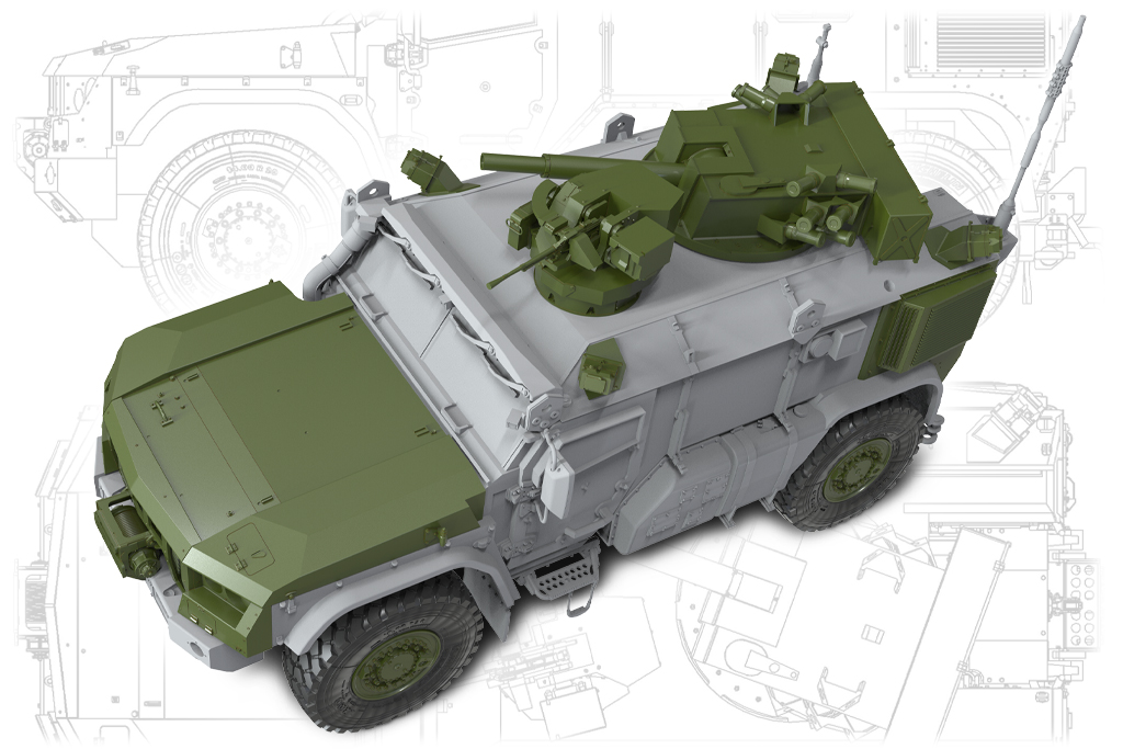 35281MIN 82мм Самоходный миномет 2С41 «Дрок»  Конверсионный набор (версия 2024г)