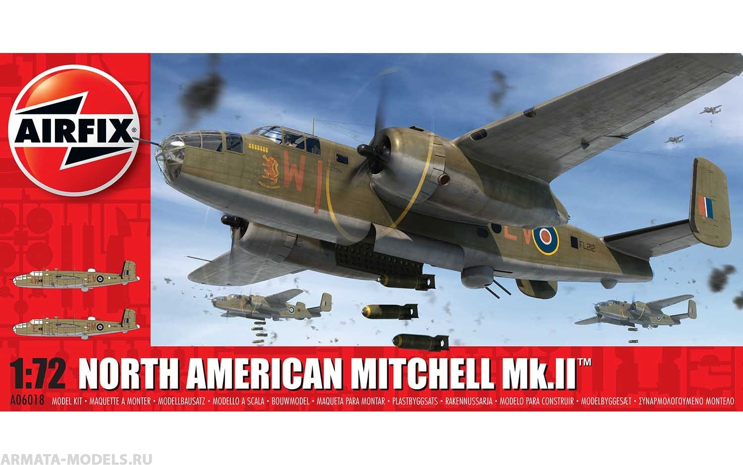 A06018 Самолет North American Mitchell Mk.II Airfix