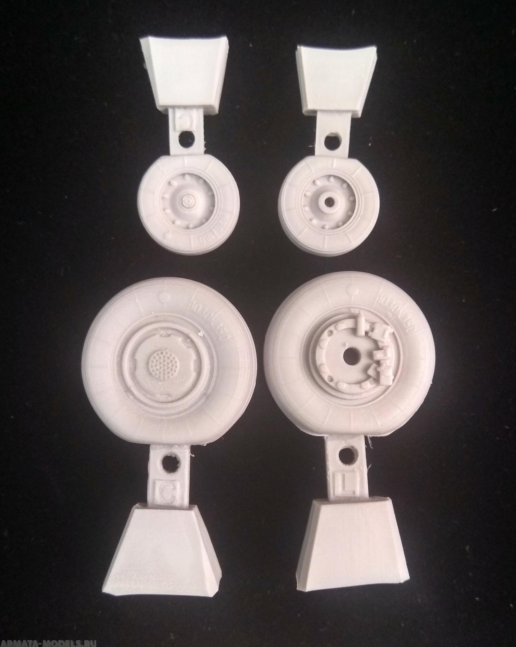 AM4829 Колеса под нагрузкой для Су-33, 30, 30СМ, 35С 1/48