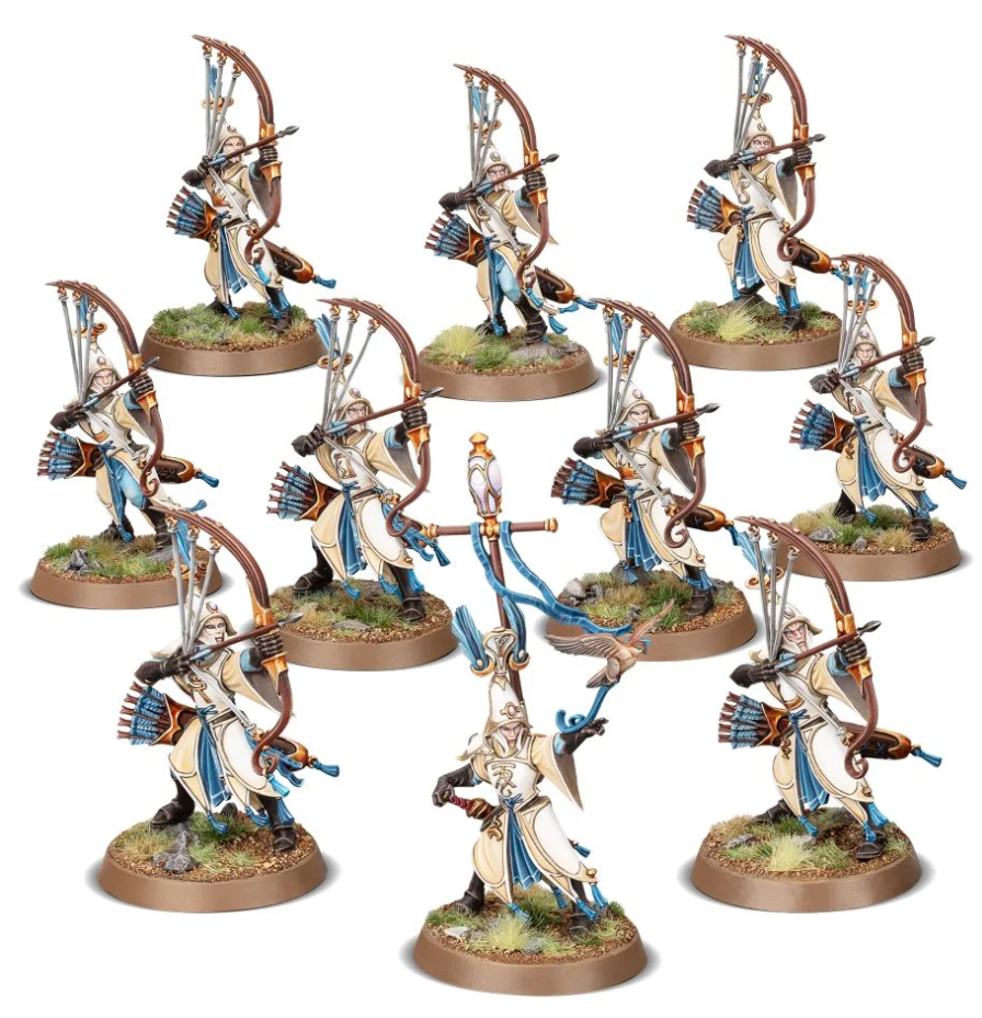 87-58GW Набор Люминеты, Повелители Владений. Аураланские Стражи (Lumineth Realm-lords: Vanari Auralan Sentinels)
