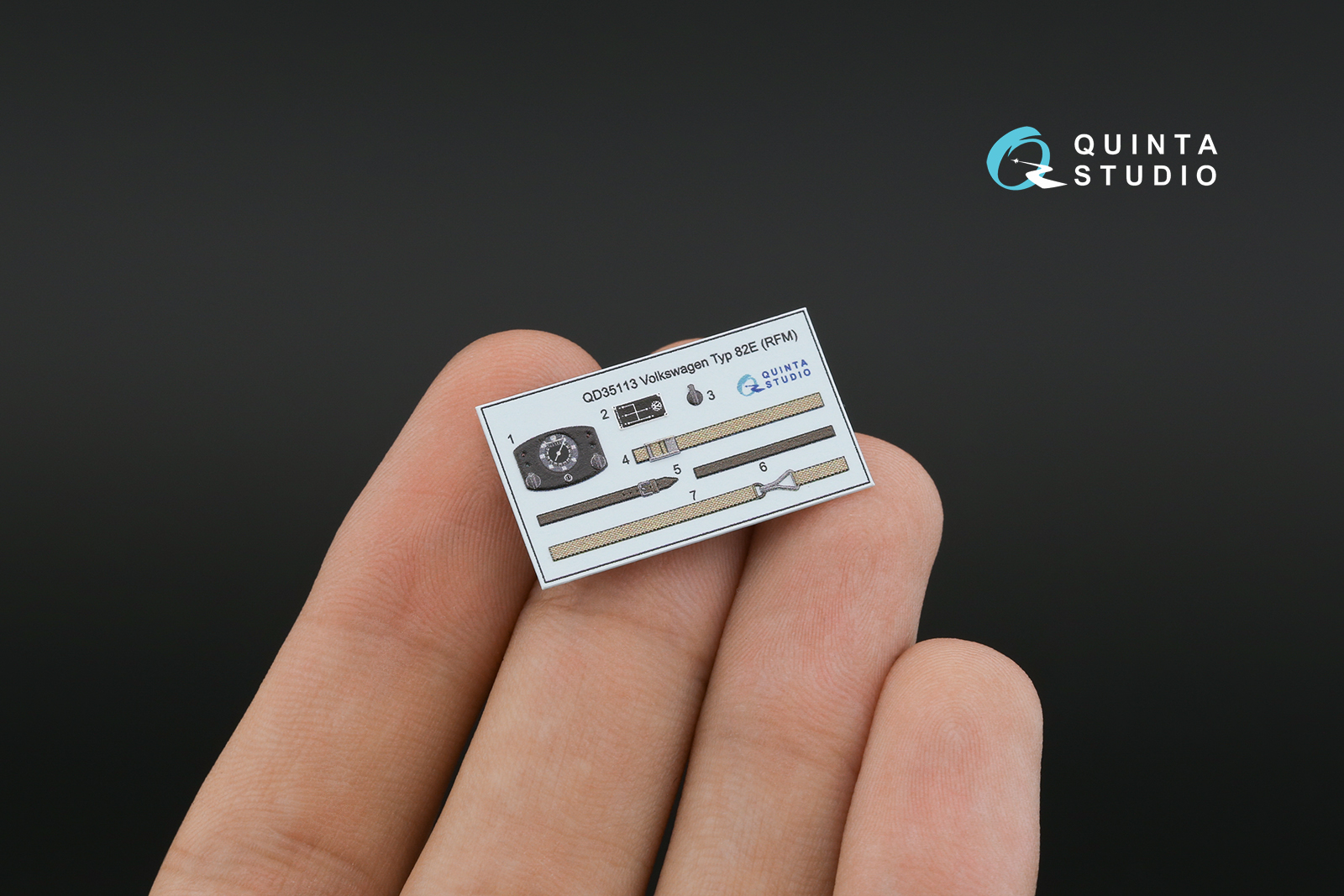 QD35113 3D Декаль интерьера кабины Volkswagen Typ 82E (RFM)