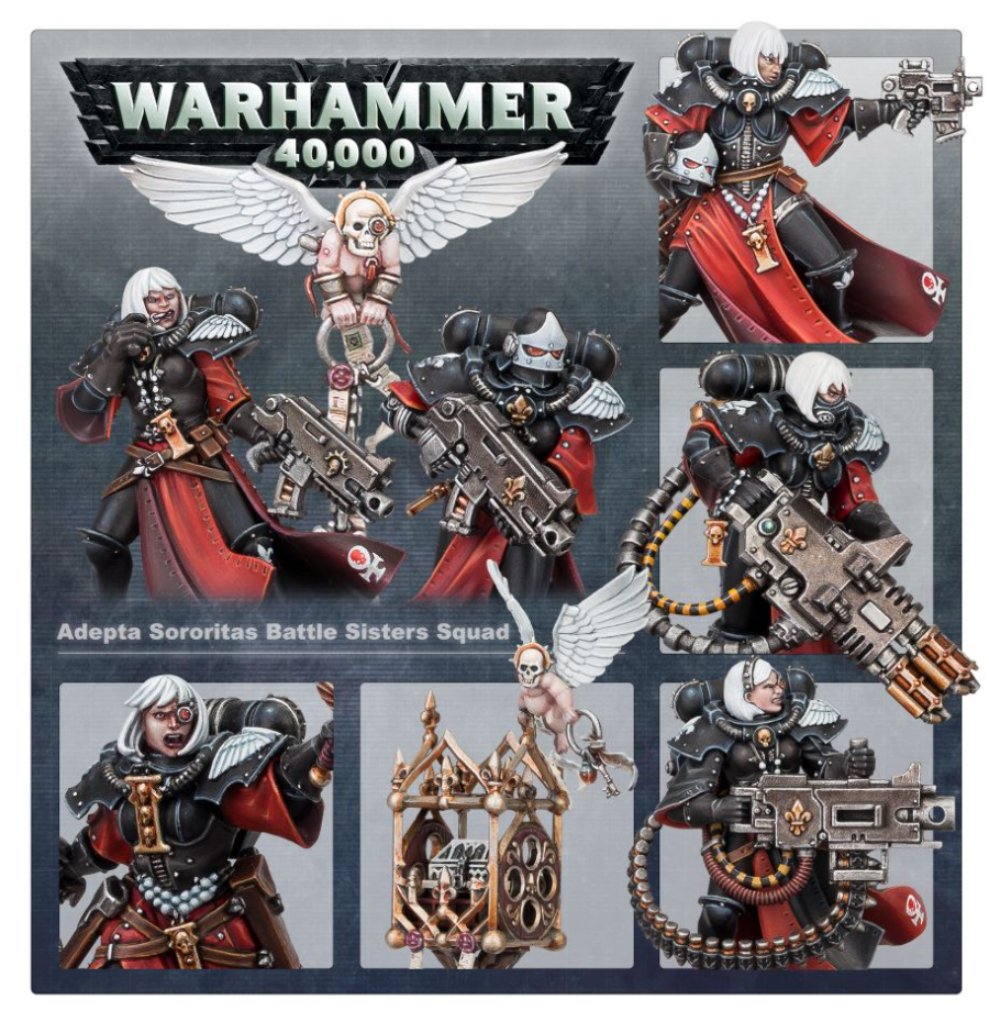 52-20GW Набор Адепта Сороритас: Отряд Сестер Битвы (Adepta Sororitas Battle Sisters Squad)