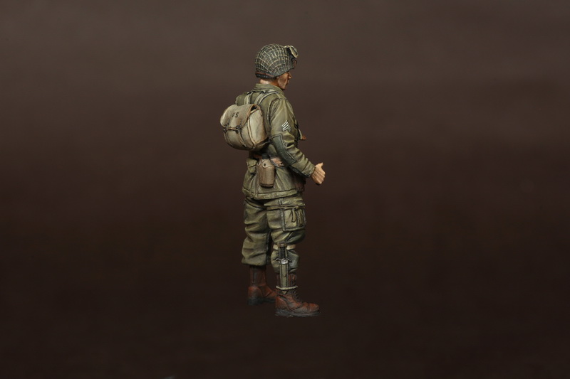 35118SOGA U.S. Army Airborne machine gunner 30 caliber for jeep. Normandy, 1944. SOGA Miniatures