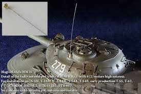MM3570 Антенный ввод и 4-х (2-х) метровая антенна для БТТ, оснащенной радиостанциями Р-113. Для установки на модели Советских танков и БТР 1950-60 годов.
