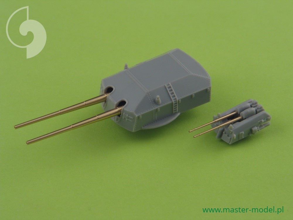 SM-350-043 Вооружение Prinz Eugen - 203мм (8шт), 105мм (12шт) стволы