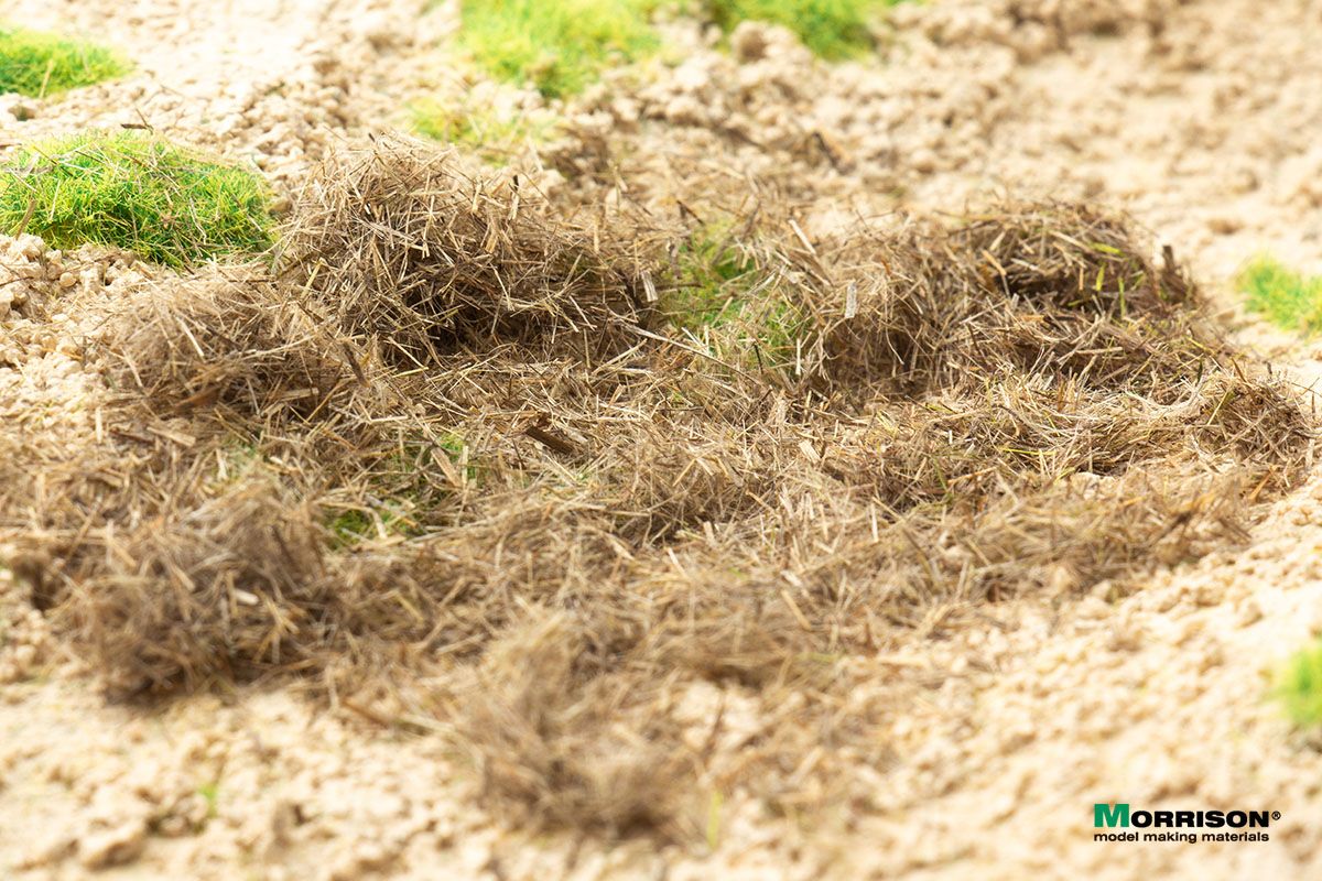 002et034 Трава-волокно для макетирования «Сухая трава» 3 мм.