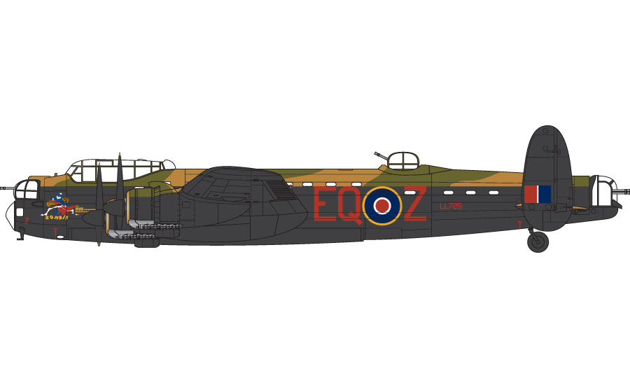 A08001  Сборная модель самолета Avro Lancaster BII 1 ;72 Airfix