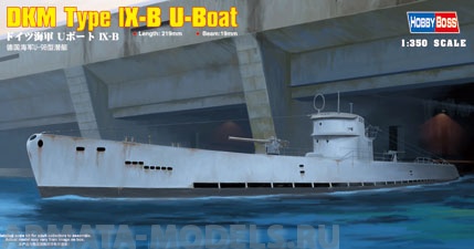 83507 Подводная лодка DKM Type IX-B U-Boat Hobby Boss