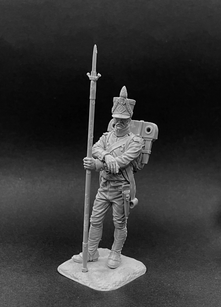 CHM-54296. Санитар медицинской службы, Франция 1812-15 гг. Материал - смола. Chronos Miniatures