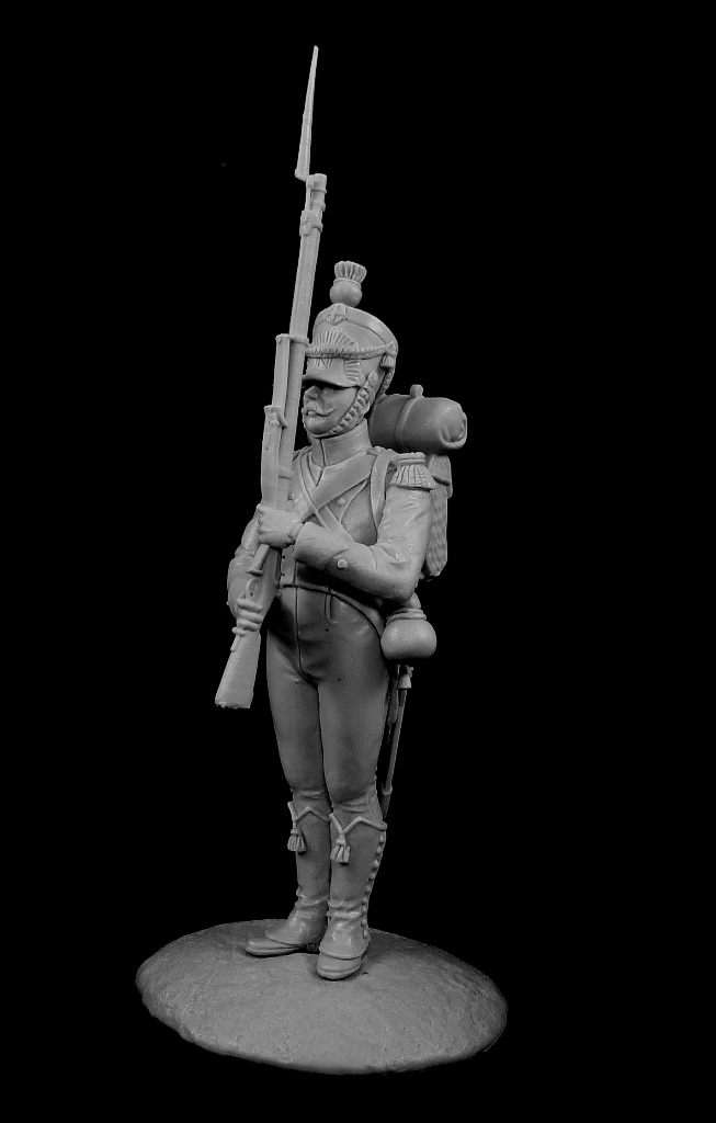 CHM-54145.Польский вольтижер Легиона Вислы, 1810-13 гг. 54 мм. Материал - смола. Chronos Miniatures