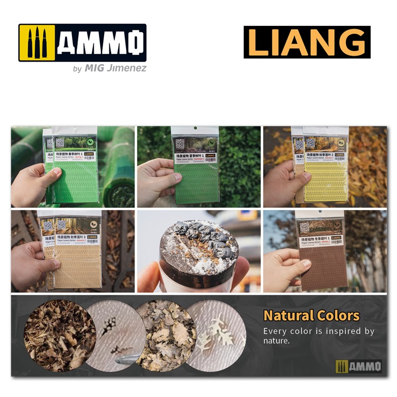 LIANG-0145 Набор декораций Paper Leaves Series - Autumn 3