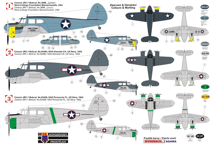KPM0170 Cessna JRC-1 Bobcat KP Models