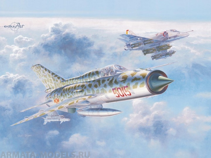 11101 Набор The Sound of Silence is a Dual Combo of A-4 (Hasegawa) and MiG-21PFM EDUARD