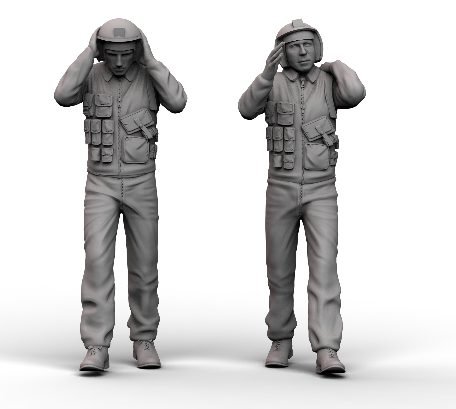 AM4881 Пилоты МИ-24П набор №2