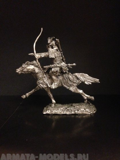 4070ТБ ВИМ, конный самурай с луком, 54 мм, Три Богатыря