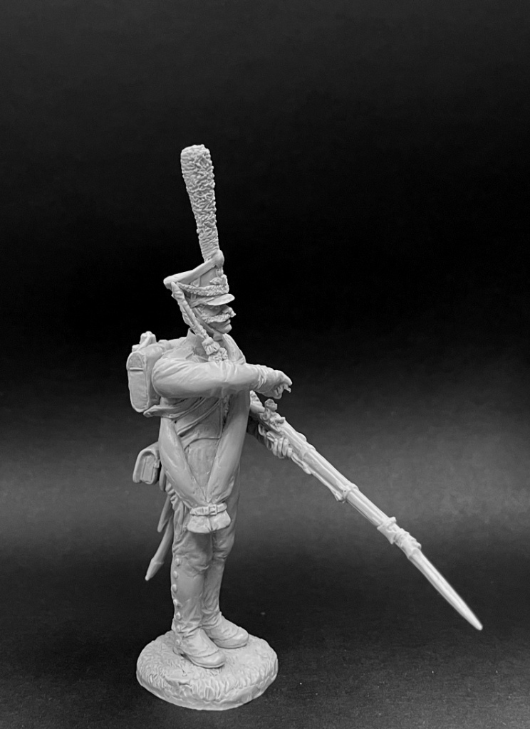 CHM-54274. Рядовой гренадерских полков и рот, Россия 1812-14 гг. (2 варианта голов, 2 варианта рук).  54 мм. Материал - смола. Chronos Miniatures