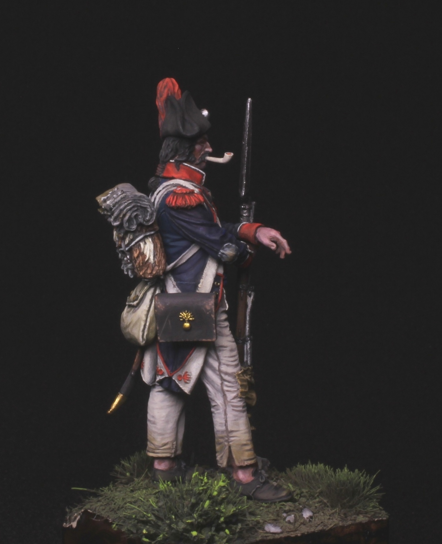 CHM-54319. Гренадер линейных пехотных полубригад, Франция 1793-1803 гг. Материал - смола. Chronos Miniatures