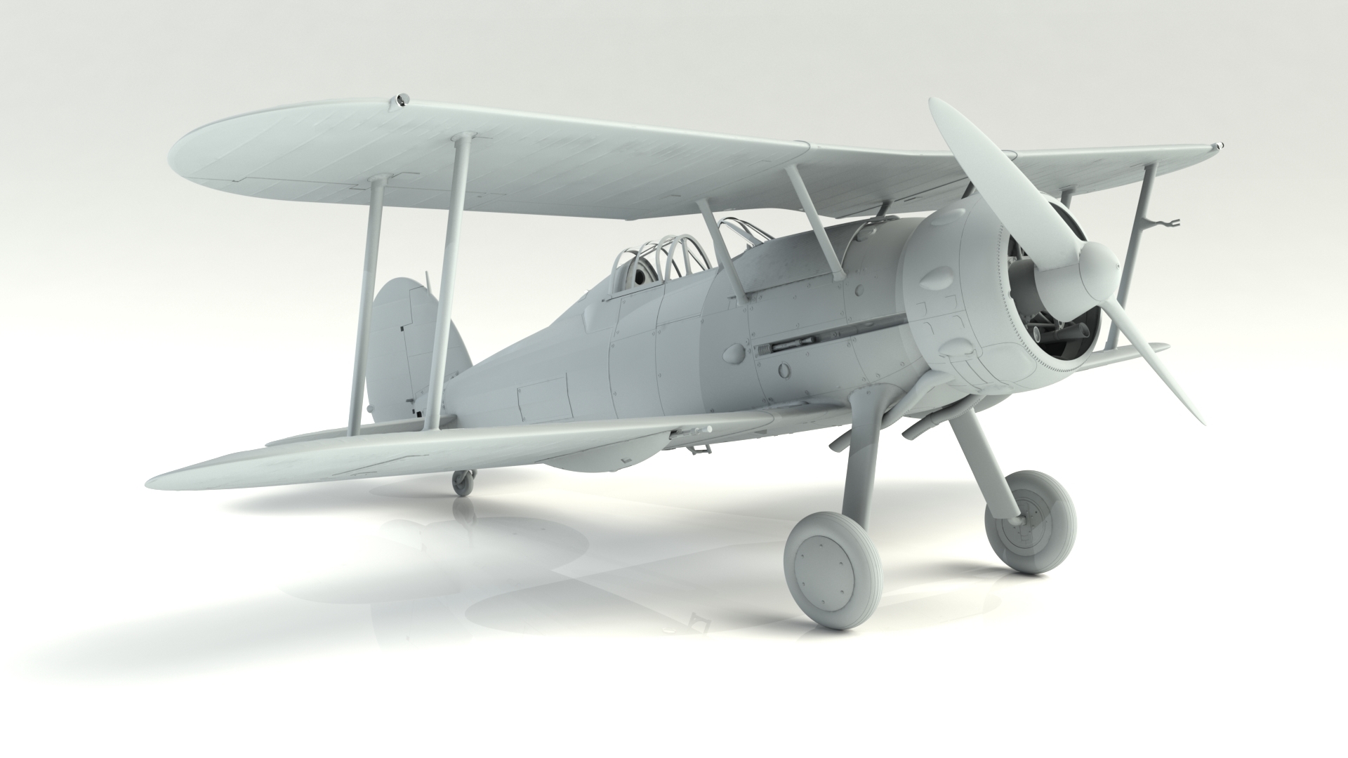 32040 Gloster Gladiator Mk.I, Британский истребитель IIМВ ICM