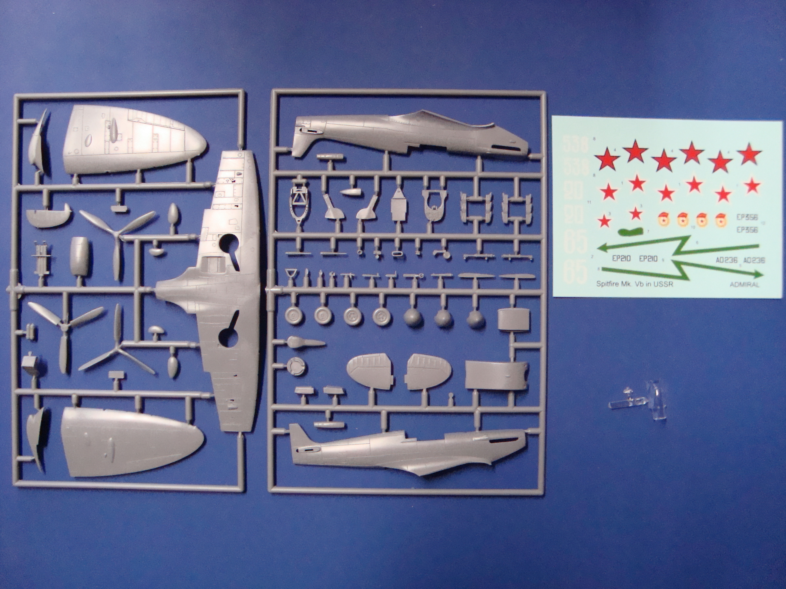 KPM0068 Spitfire Mk.VB Red Stars KP Models