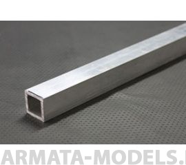 KS83014 Квадратная алюминиевая трубка 5,6 мм, 1 шт