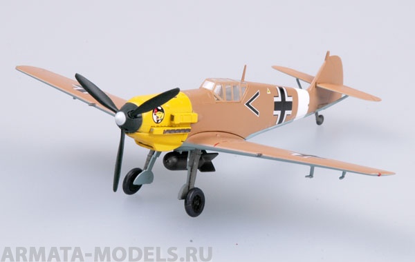 37280EM Самолёт Мессершмитт Bf109E-7/troP Easy Model