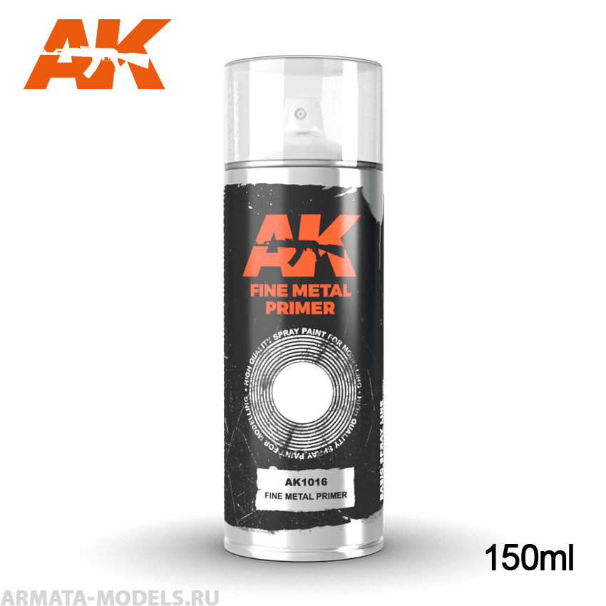 AK1016 Грунтовка для металлических поверхностей Fine Metal Primer - Spray 150ml