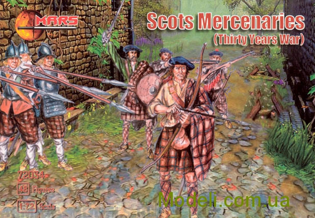 72034MR Фигуры Scots Mercenaries (Thirty Years War) 1/72 Mars Mars