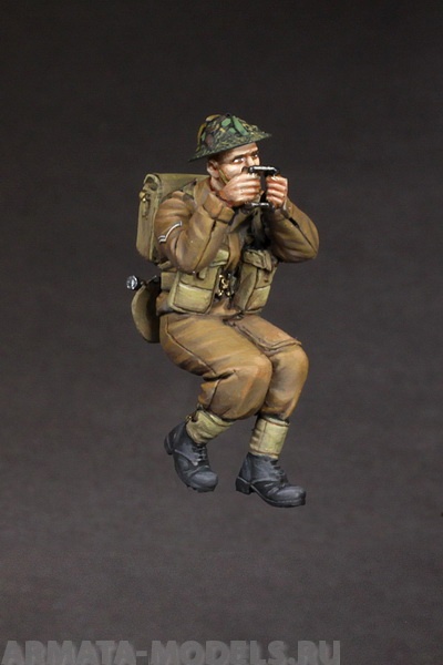 35147SOGA British Machine gunner for Universal Carrier. SOGA Miniatures