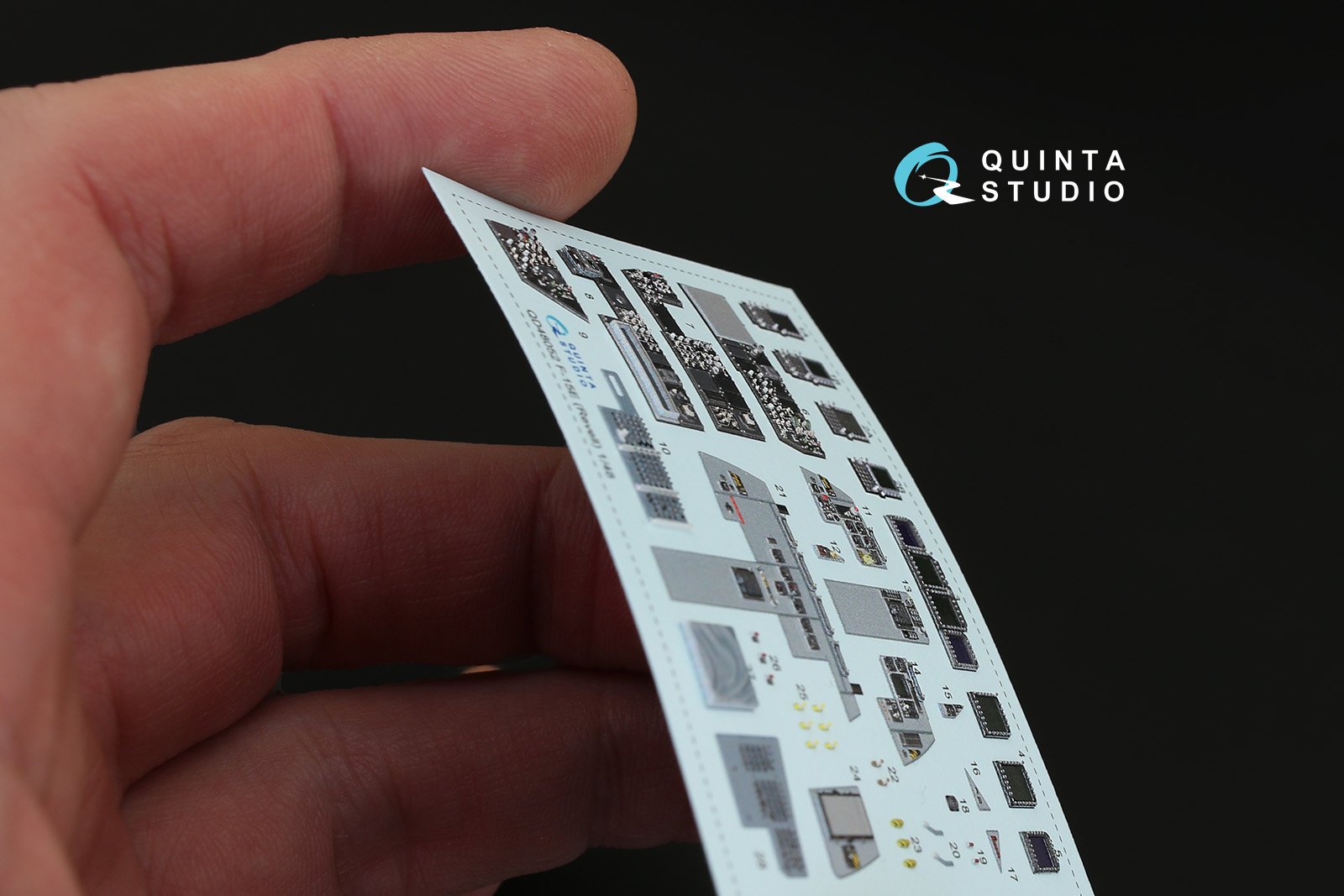 QD48052 1/48 3D Декаль интерьера кабины F-15E (для модели Revell) Quinta Studio